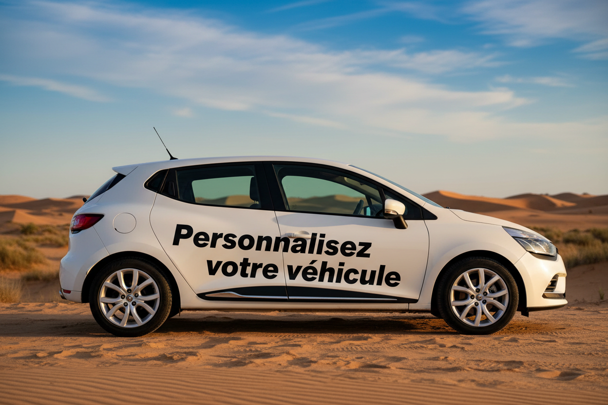 Clio 4 sur fond buggy
